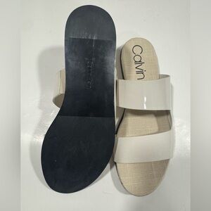 Calvin Klein Womens Sandals Size 10 EUC